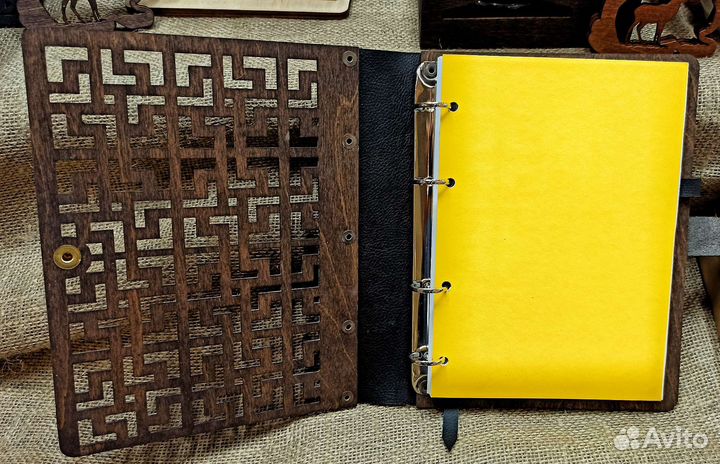 Деревянный блокнот/ ежедневник/ планер 