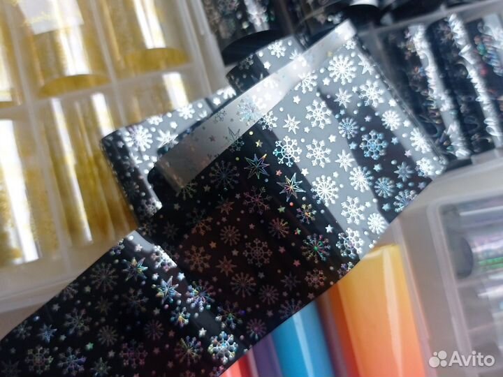 Фольга для дизайна ногтей