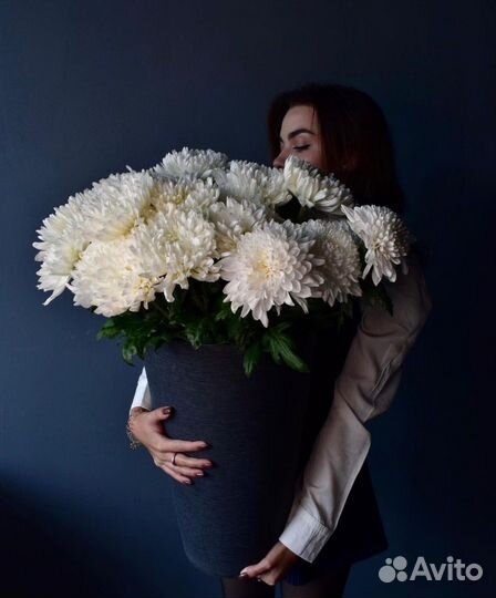 Одноголовая хризантема с беспл. доставкой