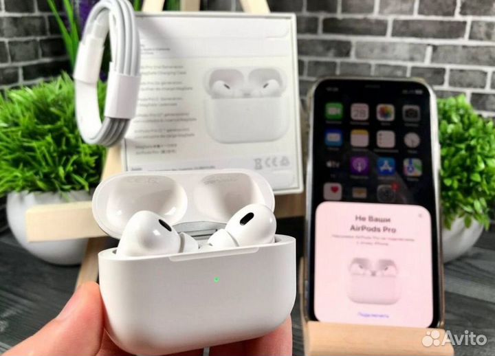 AirPods Pro 2 оригинал (гарантия + чехол)