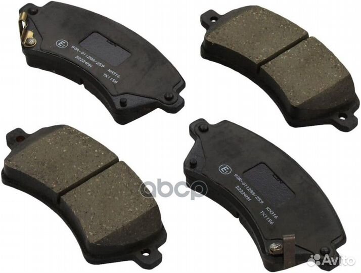 Колодки тормозные дисковые + противоскрипные пл