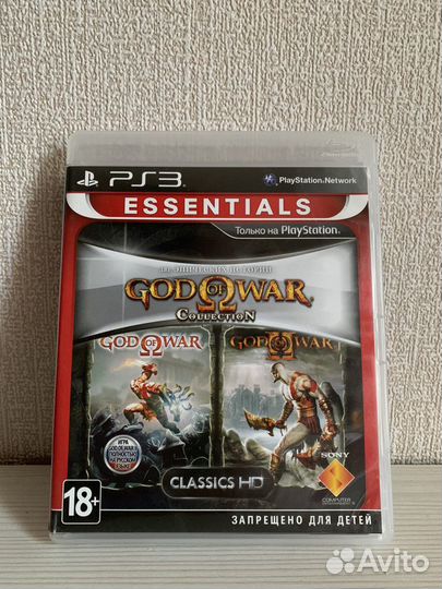 Игра на PS3 God of war collection