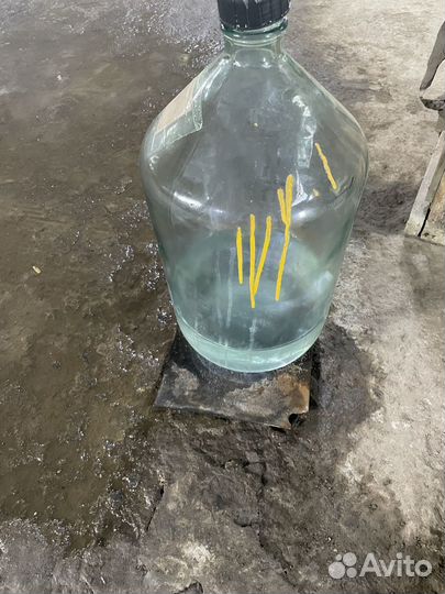 Бутыль стеклянная 25 литров