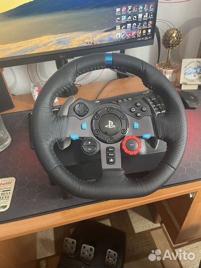 Игровой руль Logitech g29 driving force Без кпп