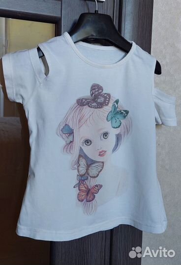 Одежда для девочки 5-6лет пакетом