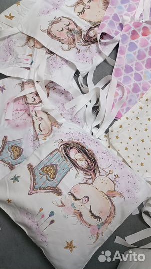 Бортики в детскую кроватку