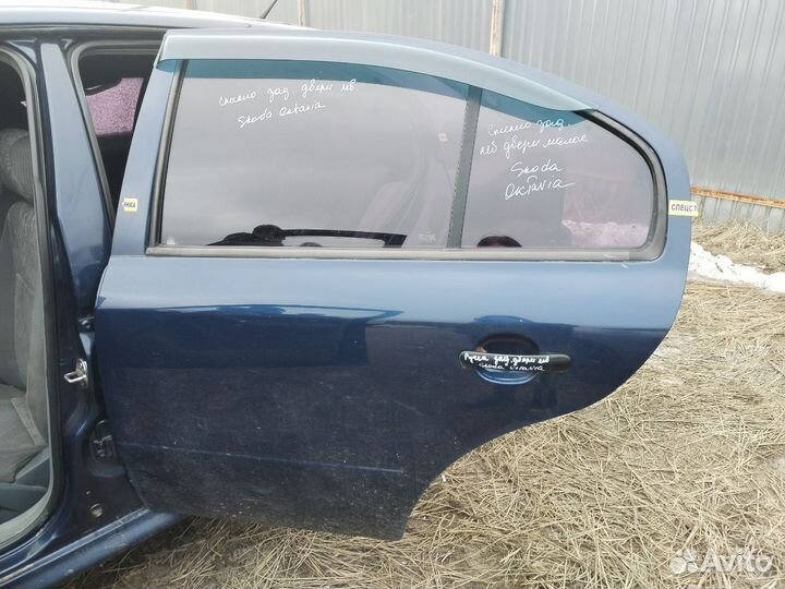 Дверь задняя левая в сборе Skoda Octavia