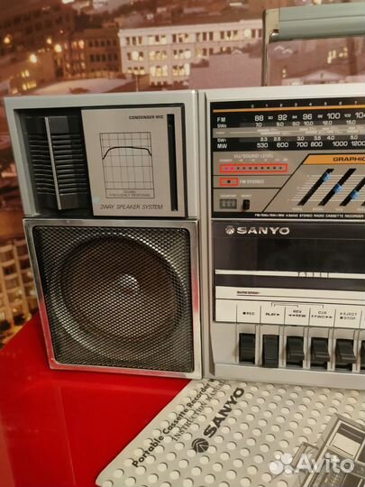 Магнитофон sanyo M9835K