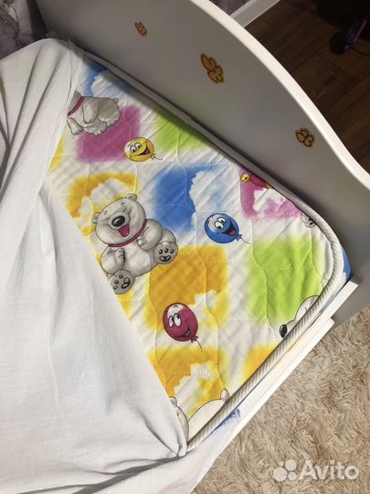 Детская кровать от 3 лет с бортикам бу