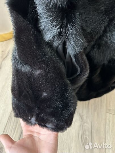 Шуба норковая автоледи черный бриллиант
