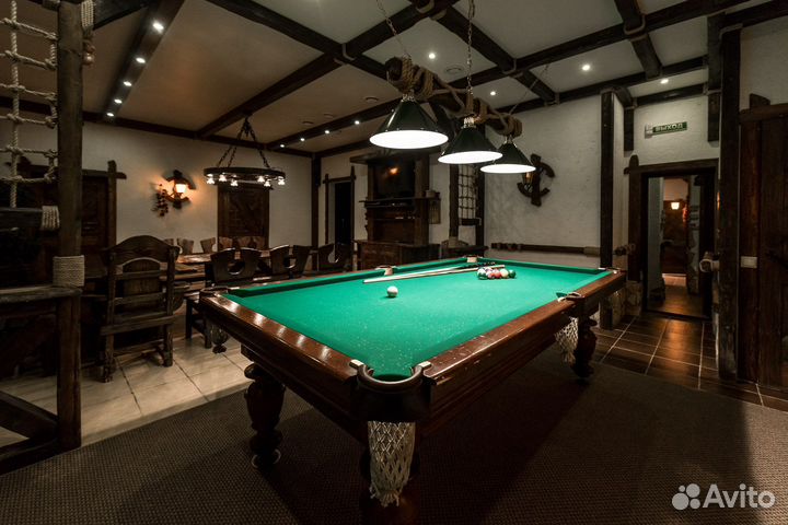 Сауна с бассейном