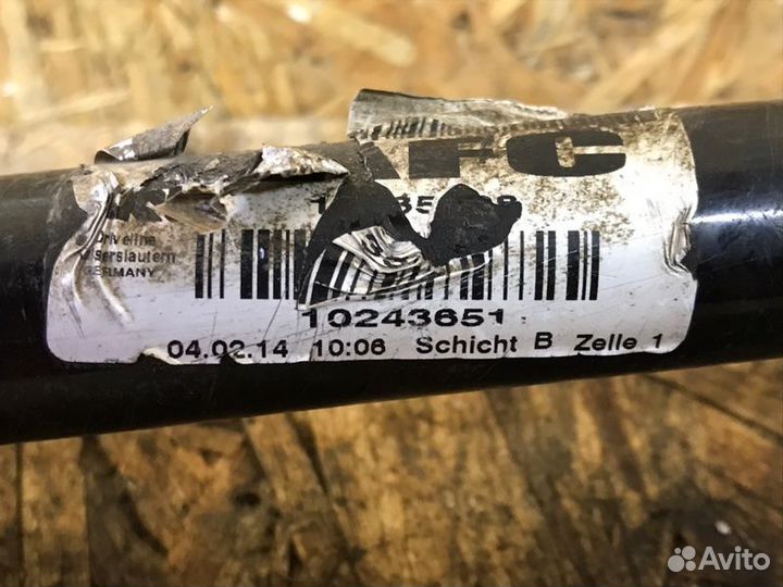 Привод левый Astra J 1.6 A16XER АКПП