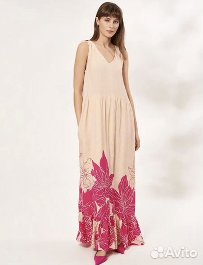 Платье летнее снежная королева 46