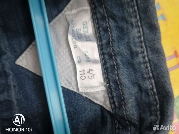 Джинсовая рубашка для мальчика