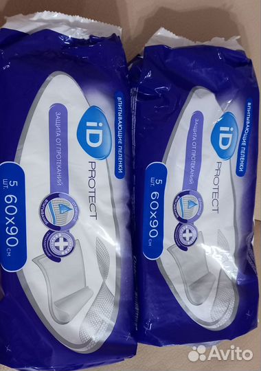 Пеленки одноразовые 60х90