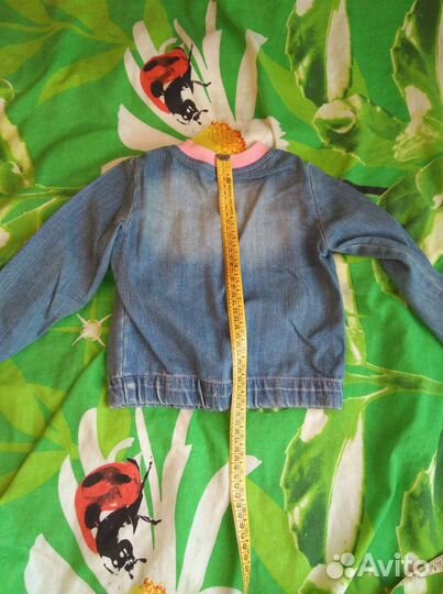 Рубашка джинсовая на девочку(цена за две штуки)