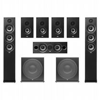 Комплект акустики 7.2 elac Debut Black