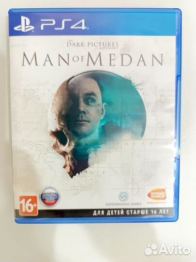 Диск для ps4 Dark pictures Man of Medan