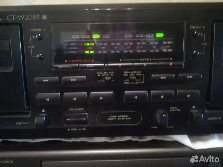 Кассетная дека pioneer ct w208r