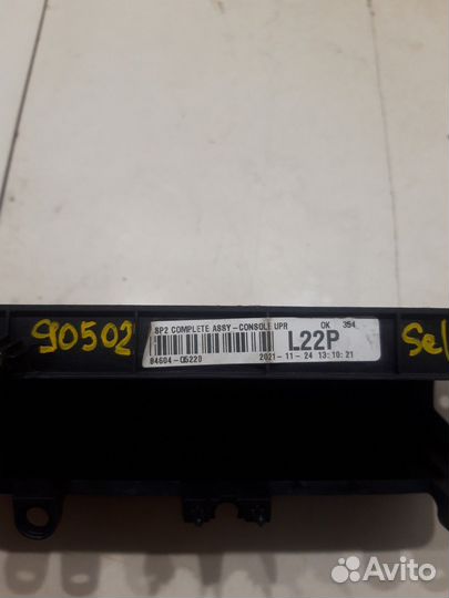 Накладка центральной консоли (Kia Seltos)