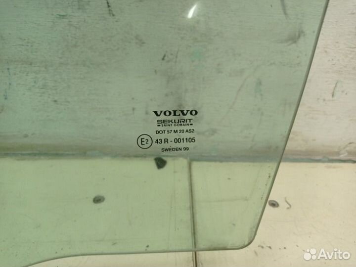 Стекло двери заднее левое Volvo S80 2004