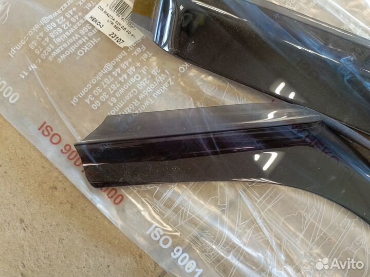 Дефлекторы окон передних mazda 626 GE 4D 1992-1997