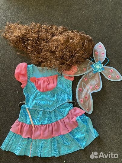 Новогодний костюм Винкс с париком