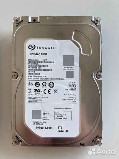 Жесткие диски Seagate barracuda 500 gb и 1 tb
