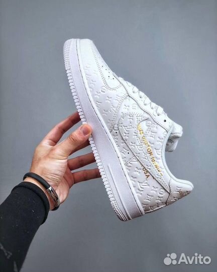 Louis Vuitton X Nike Air Force 1 Low Triple White