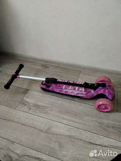 Самокат детский трехколесный бу