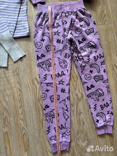 Вещи пакетом трикотажный костюм рост 146