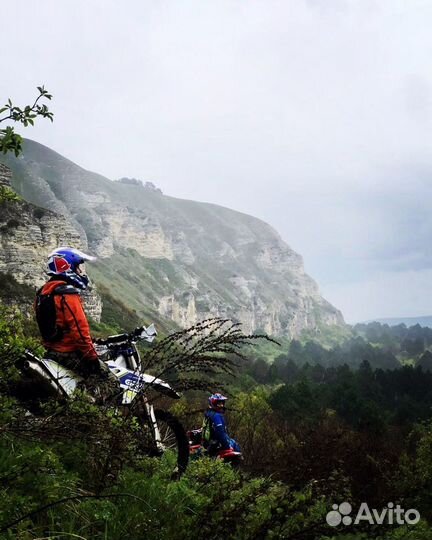 Тур в горы Кавказа на эндуро мотоциклах экскурсии