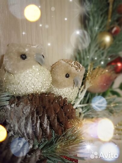 Новогодний венок на дверь