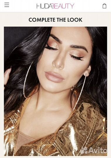 Кремовые тени Huda beauty Matte & Metal