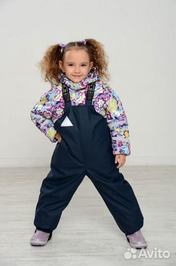 Полукомбинезон демисезонный, непромокаемые штаны