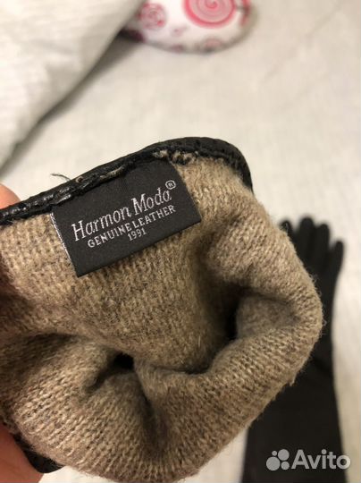 Перчатки harmon moda женские кожаные