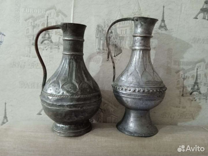 Кувшин чеканый Кубачи старинный