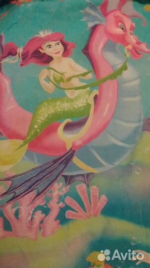 Простыня натяжная и одеяло детское