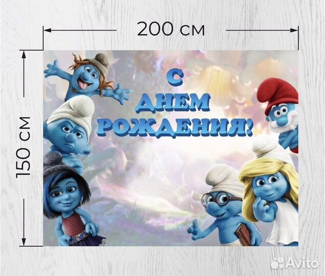 Плакат с днем рождения