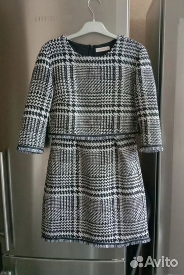 Платье твидовое 40-42 размер