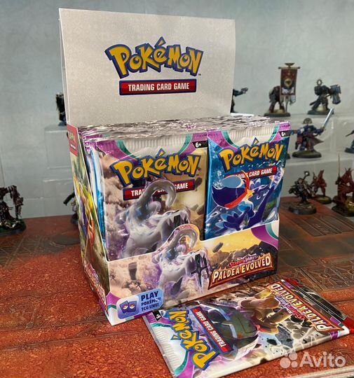 Pokemon кки S&V Paldea Evolved Бустер (10 карт)