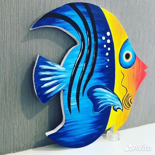 Рыбка, декоративная картина, ключница