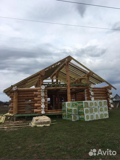 Сруб дома из сосны, кедра лиственницы, кело