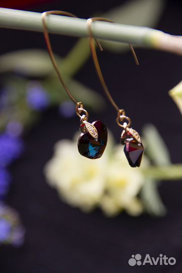 Серьги сердца