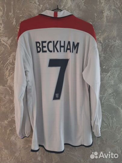 England national team 2004 home #7 Beckham