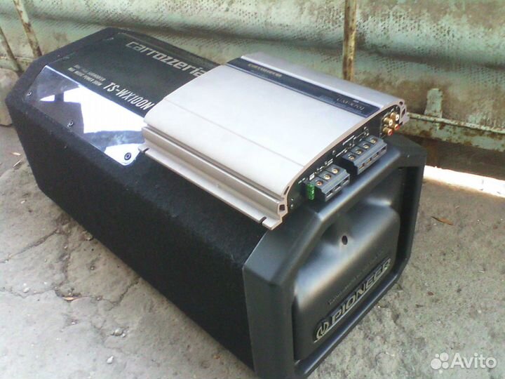 Сабвуфер+усилитель 