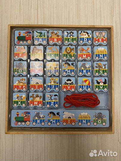 Melissa & doug монтесори английский алфавит