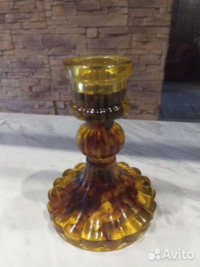 Подсвечник, шкатулка, пепельница, лягушка из н.янт