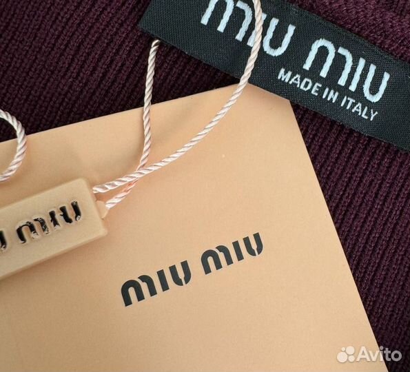 Костюм вязаный miu miu