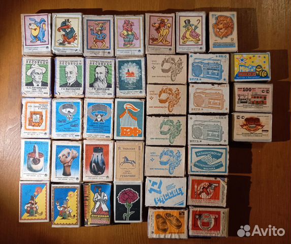 Коллекция спичек 76 штук времен рассвета СССР